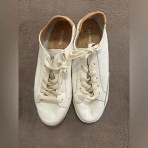 The Original Ibiza in Oasis White Soludos Leather Sneakers size 9.5